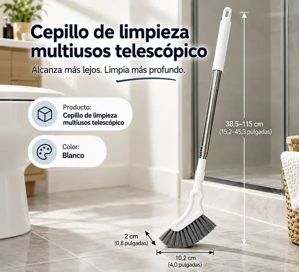 Reluce extendido: ajustable de 38,5 a 115 cm